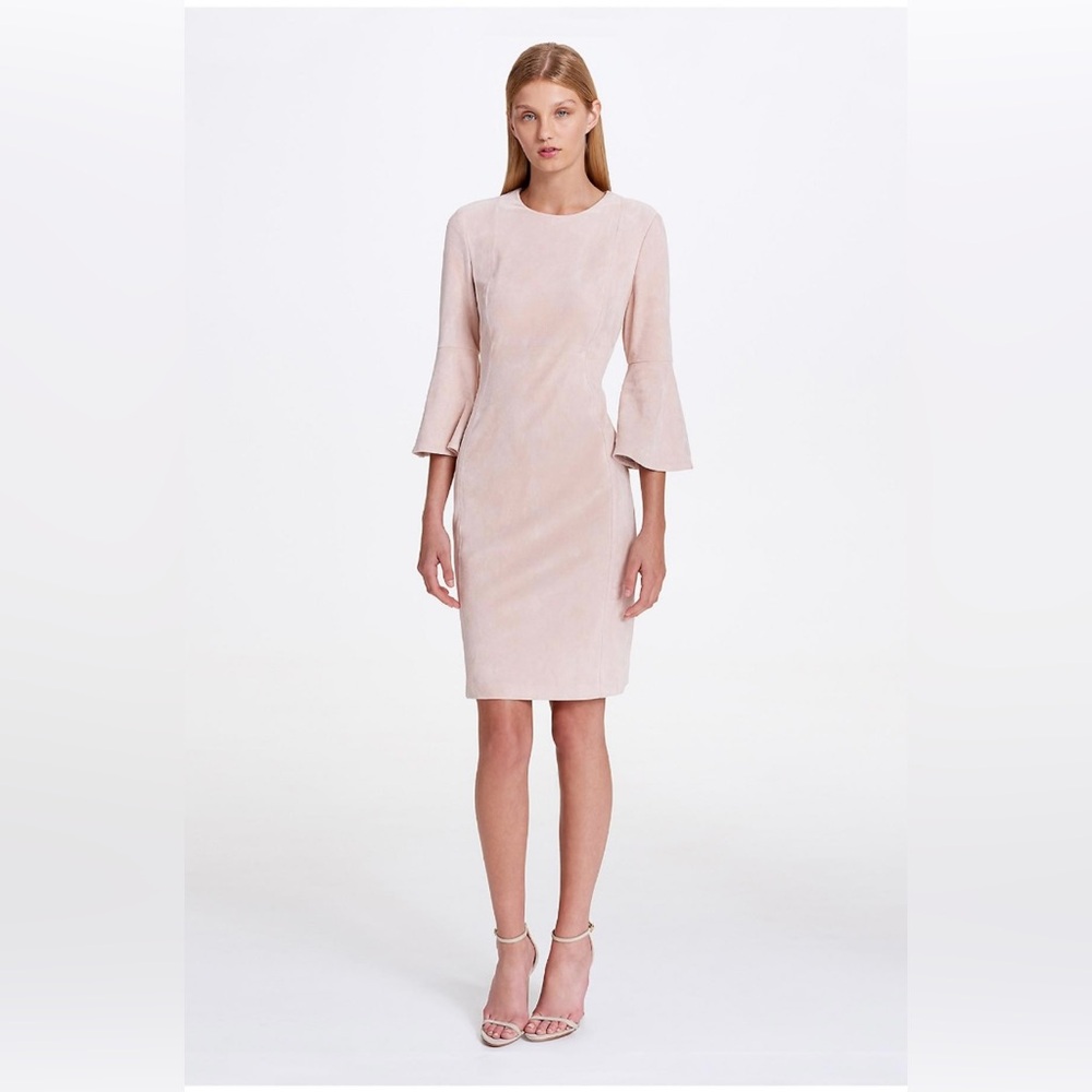 Calvin Klein Light Pink Bell Sleeve Dress